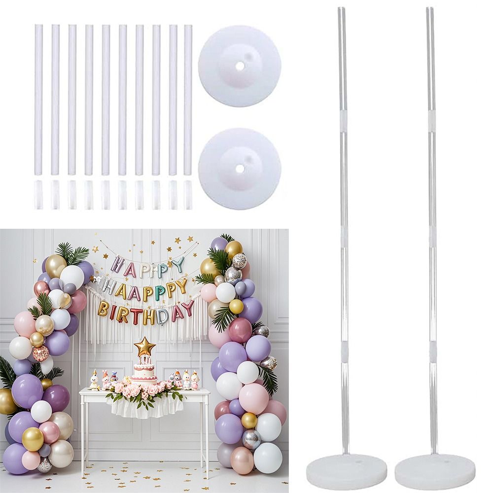 Water Balloon Set - 1/2Set Transparent Balloon Column Kit with