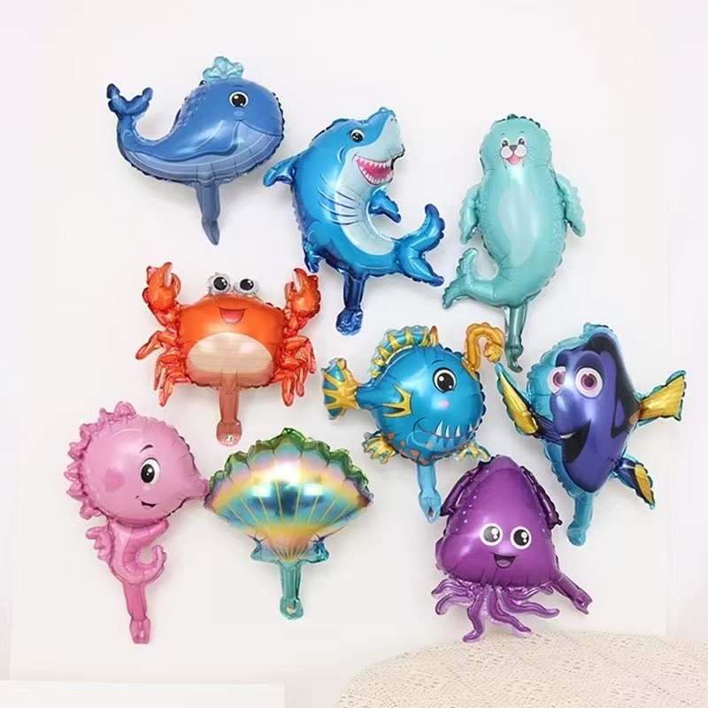 9pcs Mini Sea Word Theme Crab  - Water Balloon Set recension och pris