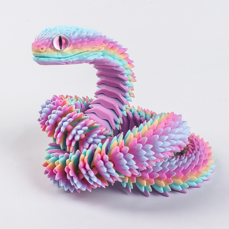 2026 New 3D Printed Snake Real - Kids Toys Latest recension och pris