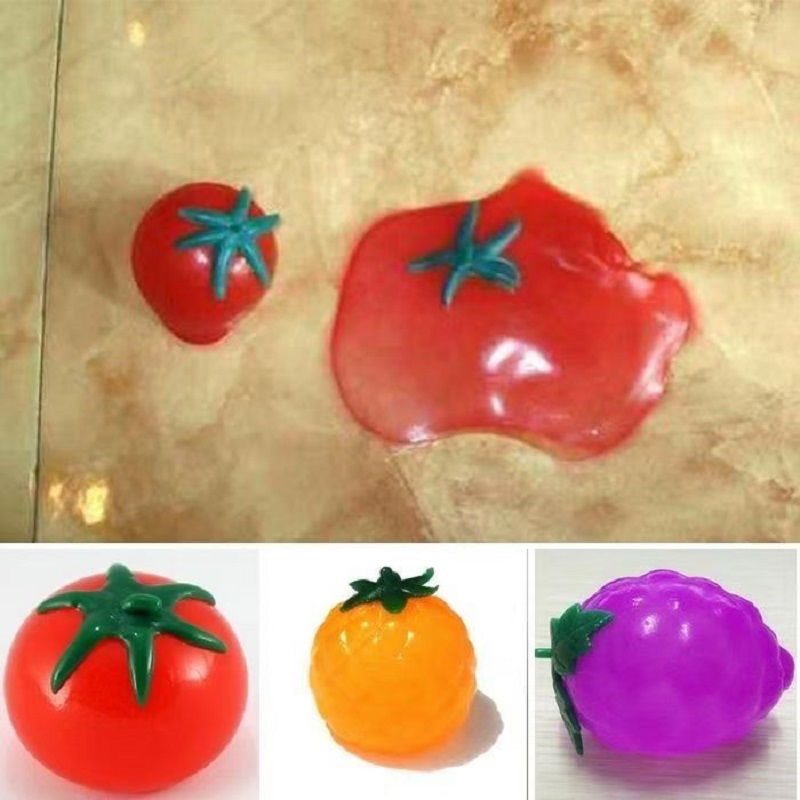 TPR Decompression Fruit Egg To - Kids Toys Play Egg recension och pris