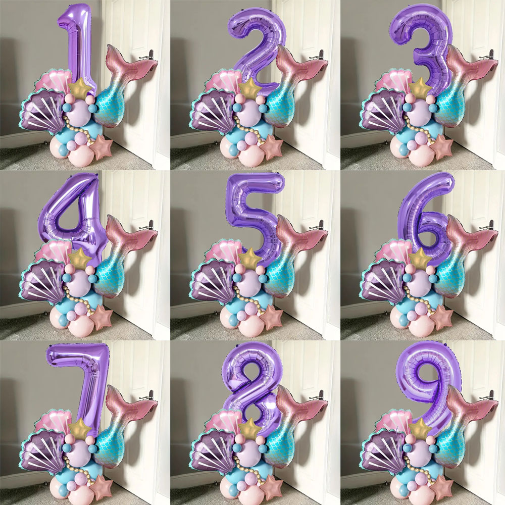 24pcs 1-9th Birthday Mermaid S - Water Balloon Set recension och pris