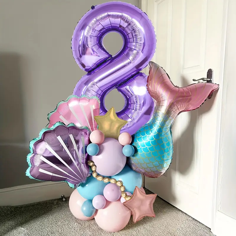 24pcs 1-9th Birthday Mermaid S - Water Balloon Set recension och pris