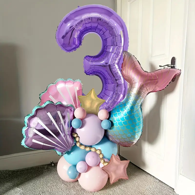 24pcs 1-9th Birthday Mermaid S - Water Balloon Set recension och pris