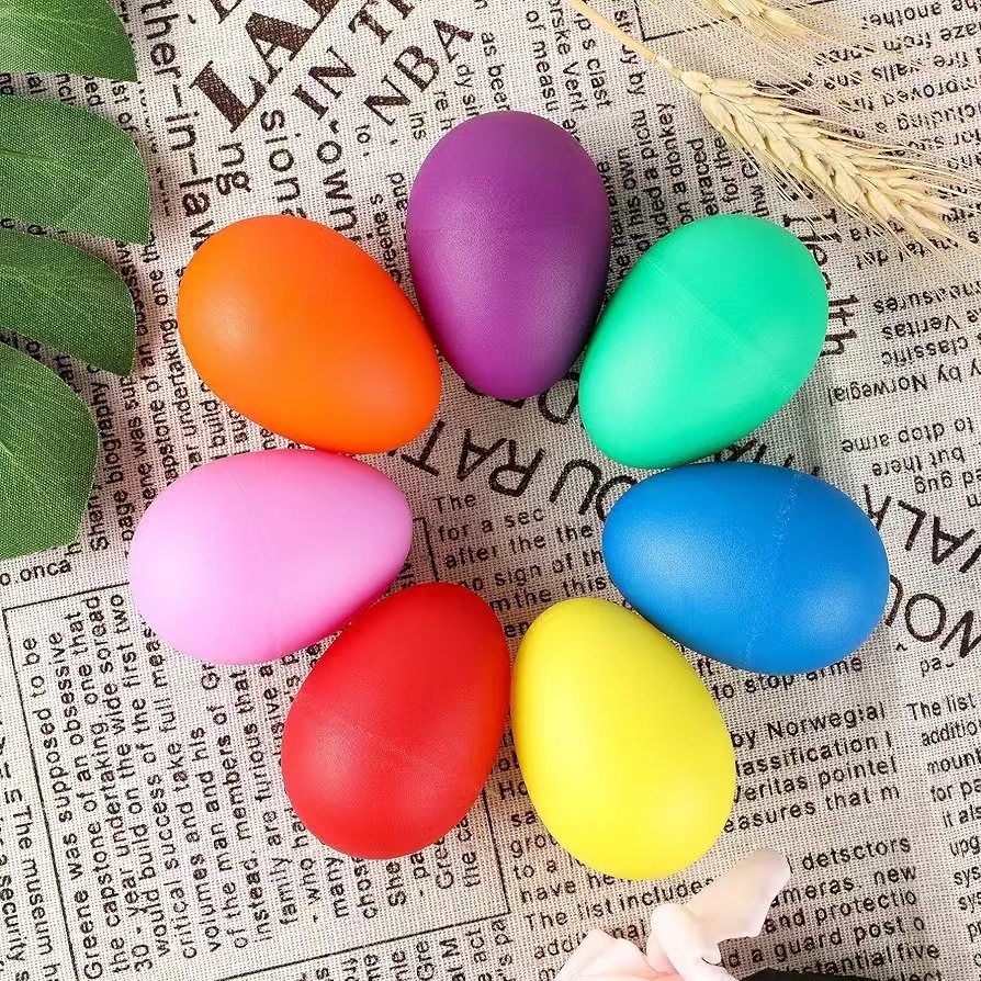 2Pcs Plastic Egg Shakers Percu - Kids Toys Easter recension och pris