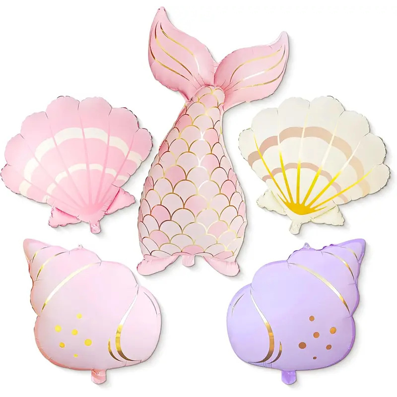 5PCS Mermaid Birthday Decor Se - Water Balloon Set recension och pris