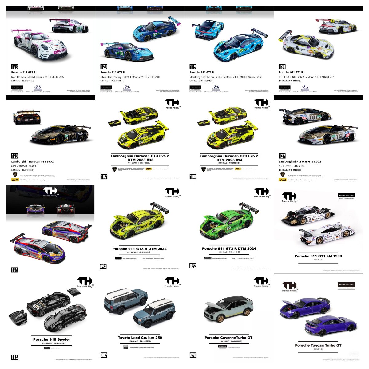 TH 1/64 Porsche 911 GT3 R LeMa - Kids Toys Cars recension och pris