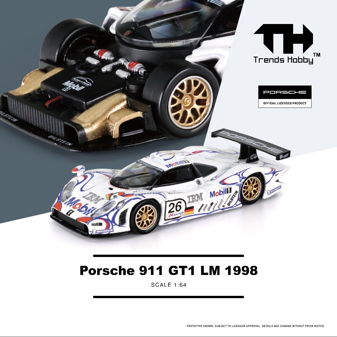 TH 1/64 Porsche 911 GT3 R LeMa - Kids Toys Cars recension och pris