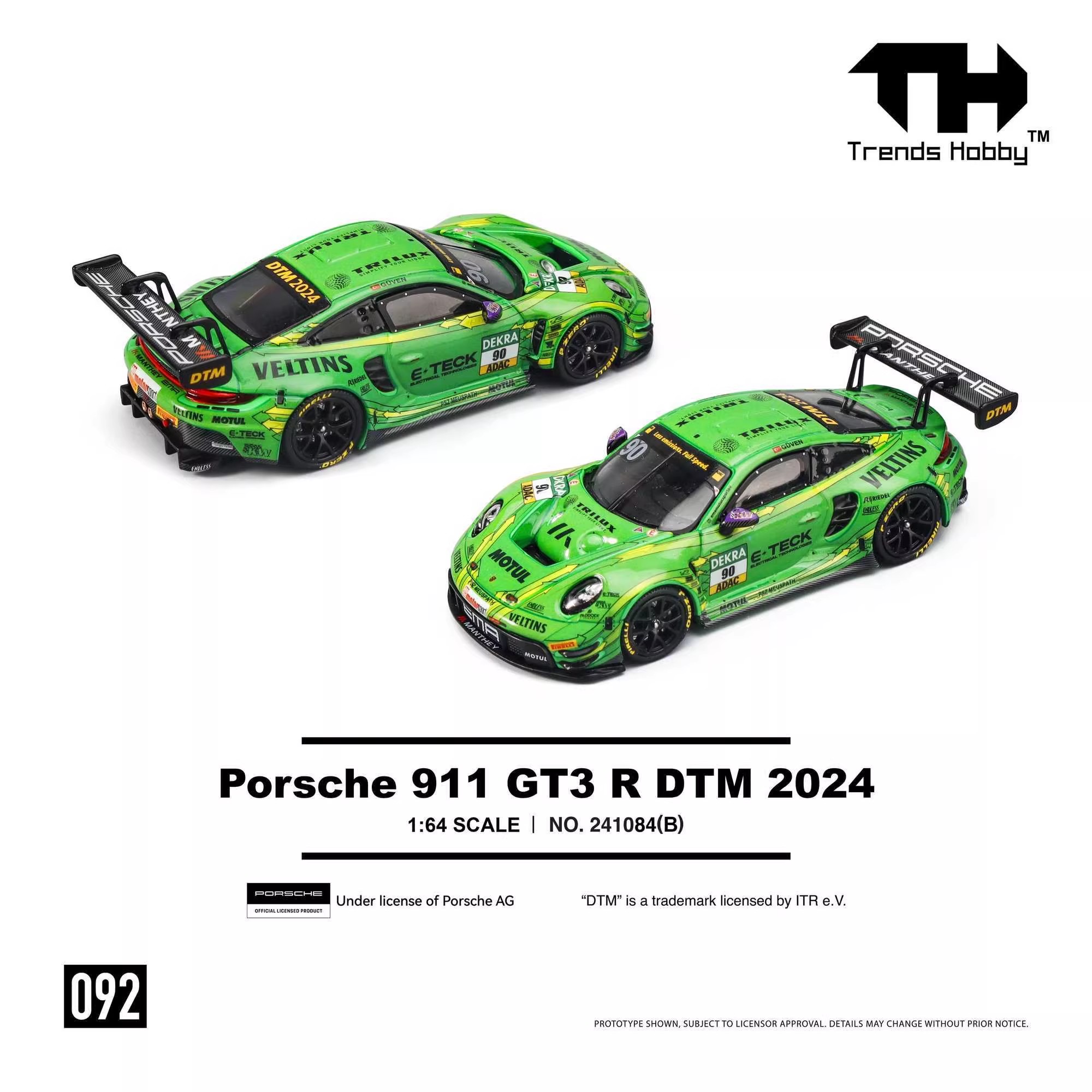 TH 1/64 Porsche 911 GT3 R LeMa - Kids Toys Cars recension och pris