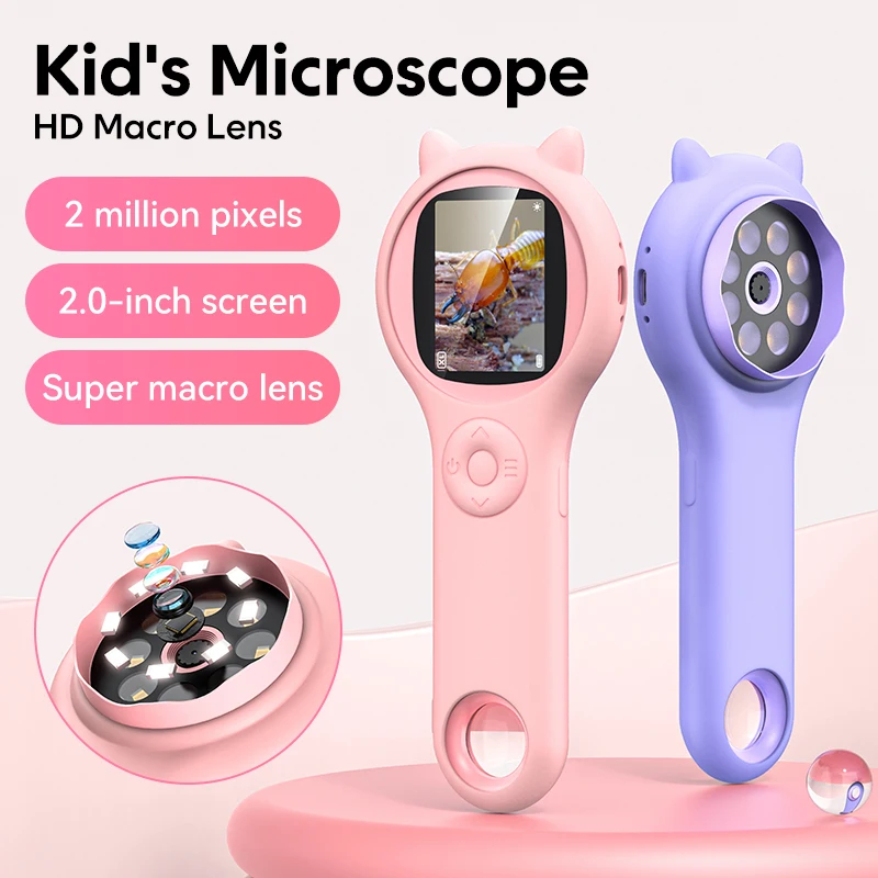 Kids Microscope Handheld Magni - Kids Toys Under 200 recension och pris