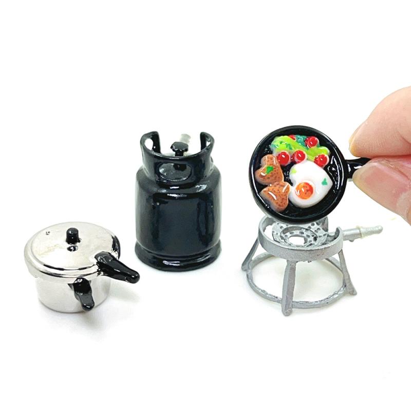 1/12 Dollhouse Kitchenware Set - Kids Toys Play Egg recension och pris