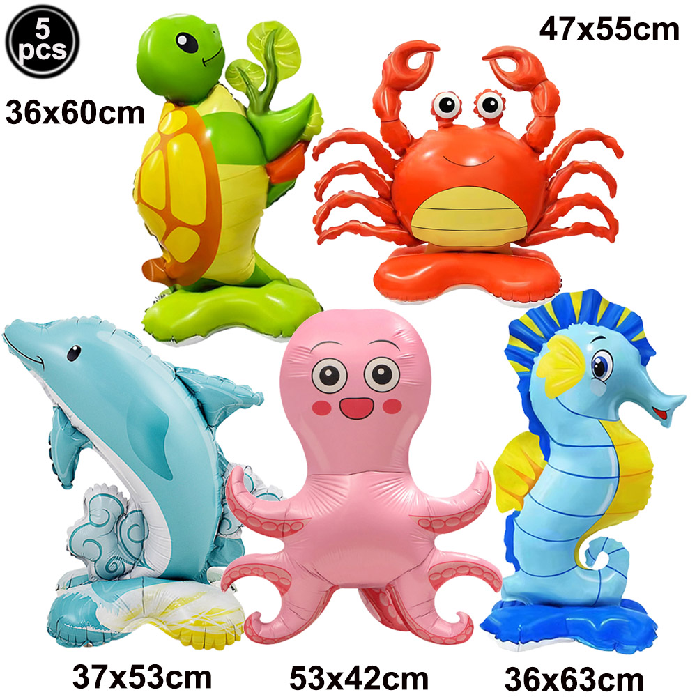 Ocean Animal Standing Foil Bal - Water Balloon Set recension och pris