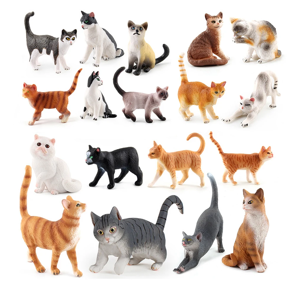 Cat Model Toys Farm Animals Mi - Kids Toys Under 200 recension och pris