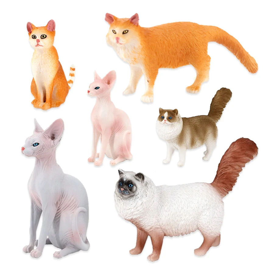 Cat Model Toys Farm Animals Mi - Kids Toys Under 200 recension och pris