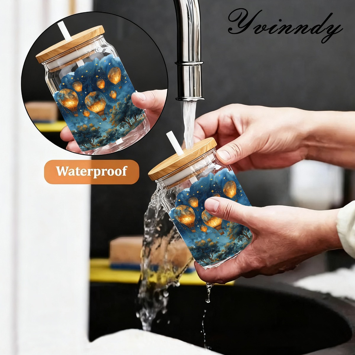 5PCS/Set Of 16OZ UV DTF DIY Tr - Water Balloon Set recension och pris