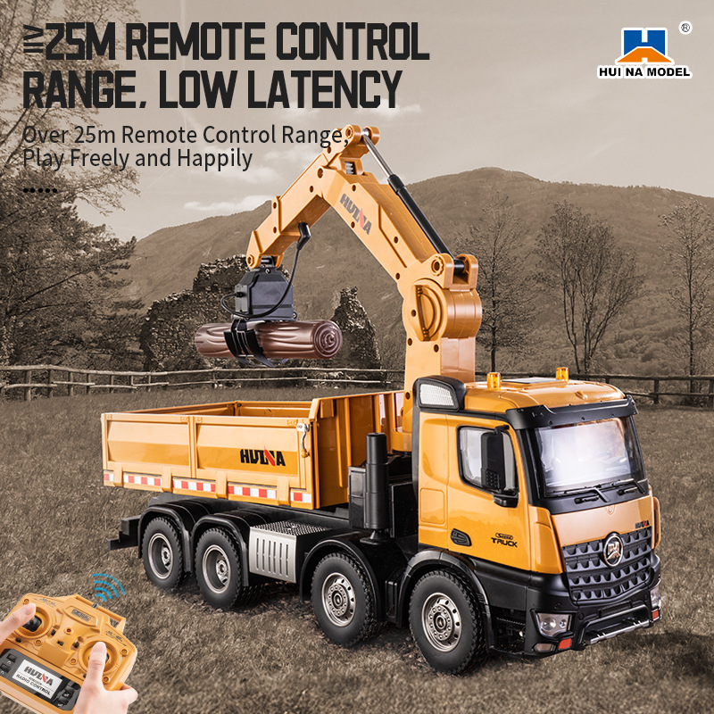 Huina 1538 RC Dump Truck 1:14  - Kids' Toys Channel recension och pris