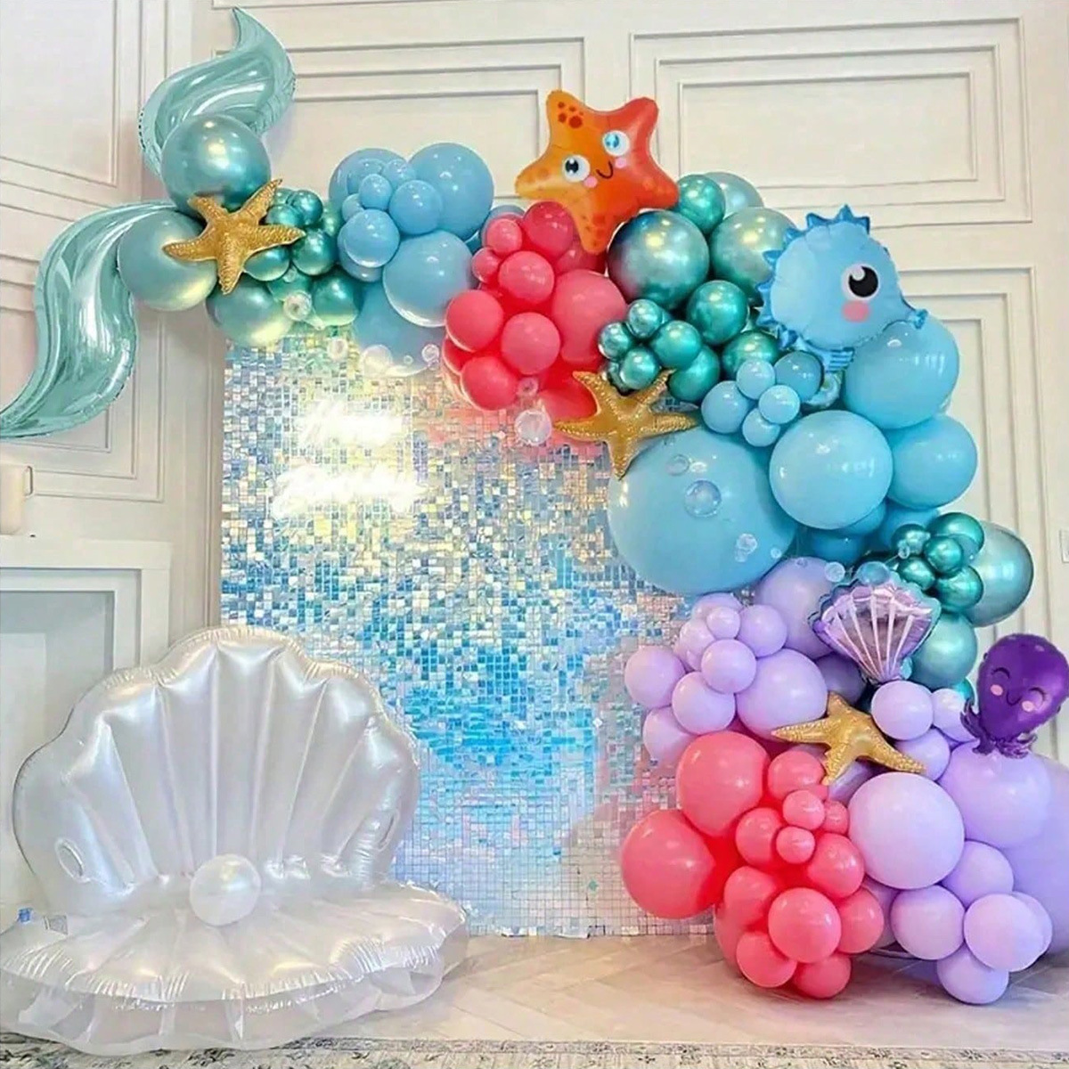 202pcs Mermaid Balloon Chain B - Water Balloon Set recension och pris