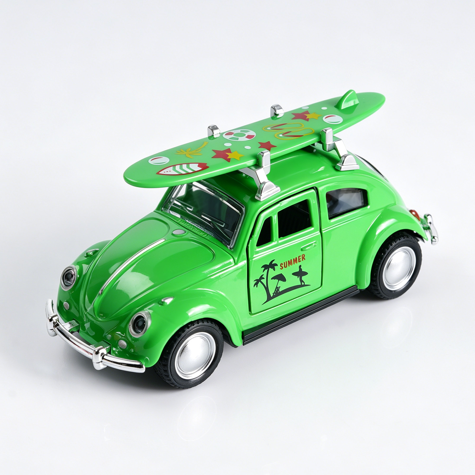 Retro Green Beetle Diecast Car - Kids Toys Cars recension och pris