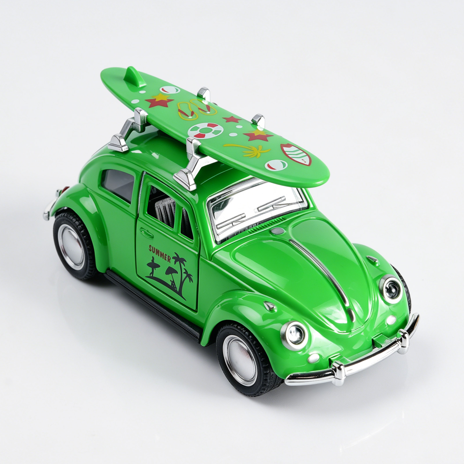 Retro Green Beetle Diecast Car - Kids Toys Cars recension och pris
