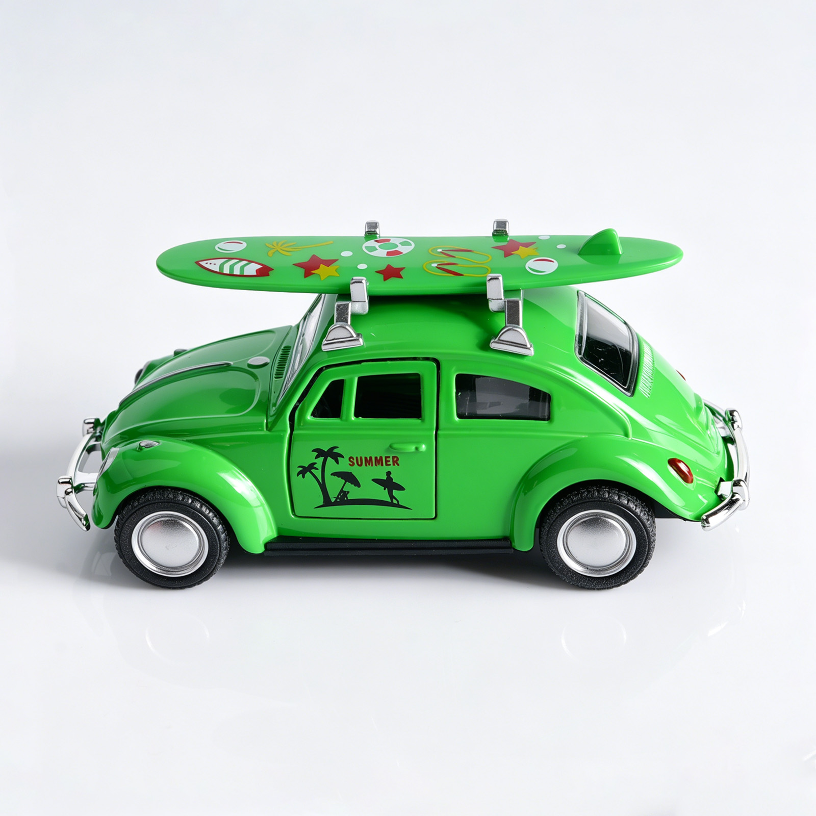 Retro Green Beetle Diecast Car - Kids Toys Cars recension och pris